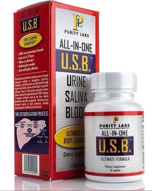 Purity Labs – U.S.B. ALL-IN-ONE Full Body Cleanse Detox Capsules